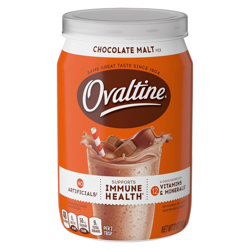 Ovaltine Chocolate Malt, 12 Oz
