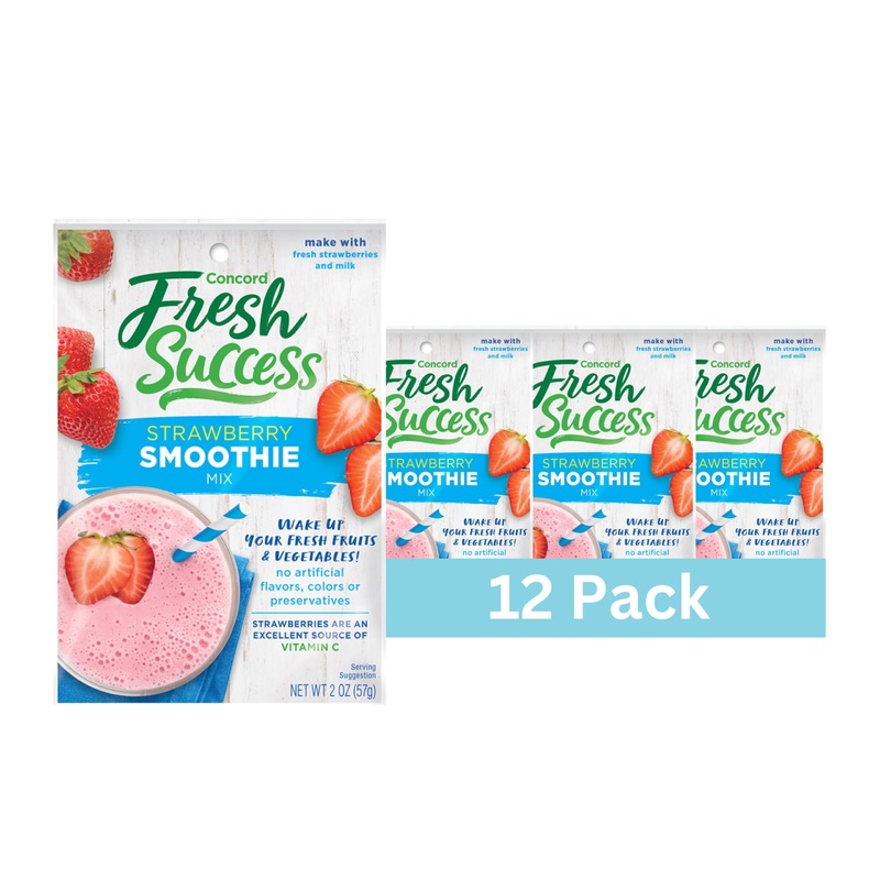 Strawberry Smoothie Mix / Concord Foods /2 Oz (Pack Of 12)