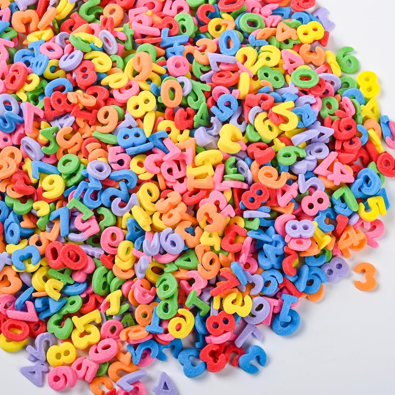 Bayep Rainbow Sprinkles For Cake Decorating Numbers Bulk Candys For Ice Cream, Cookies, Baking, Cupcake Topper Colorful Sprinkle