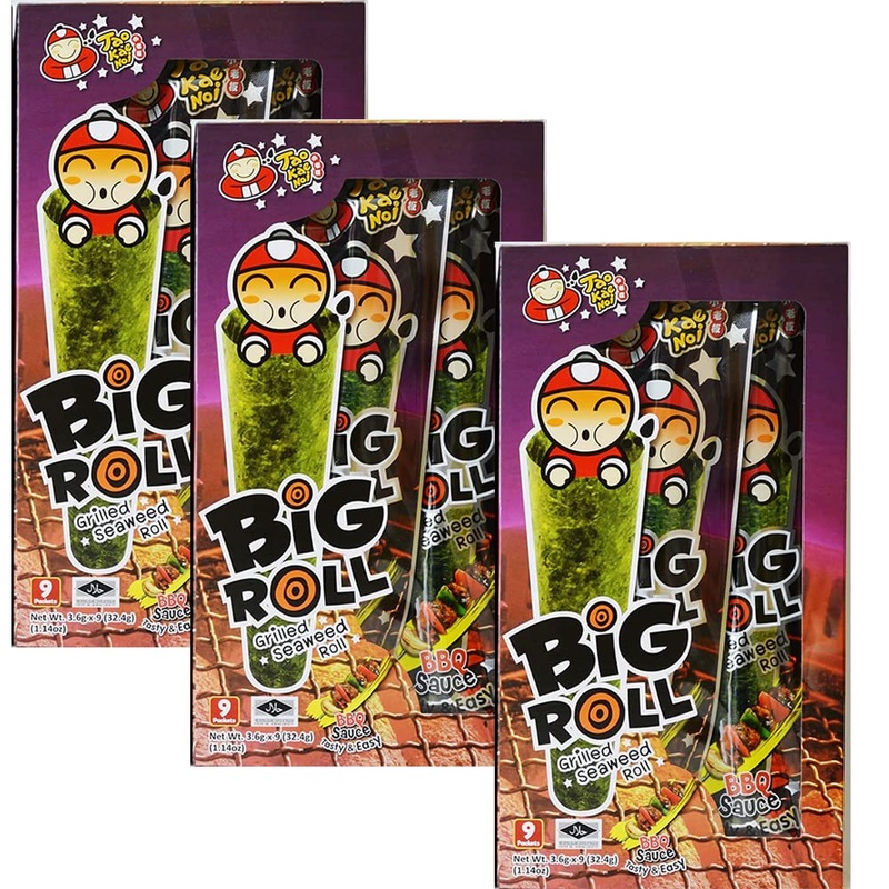 Big Roll Grilled Seaweed Roll (Bbq, 3 Box)