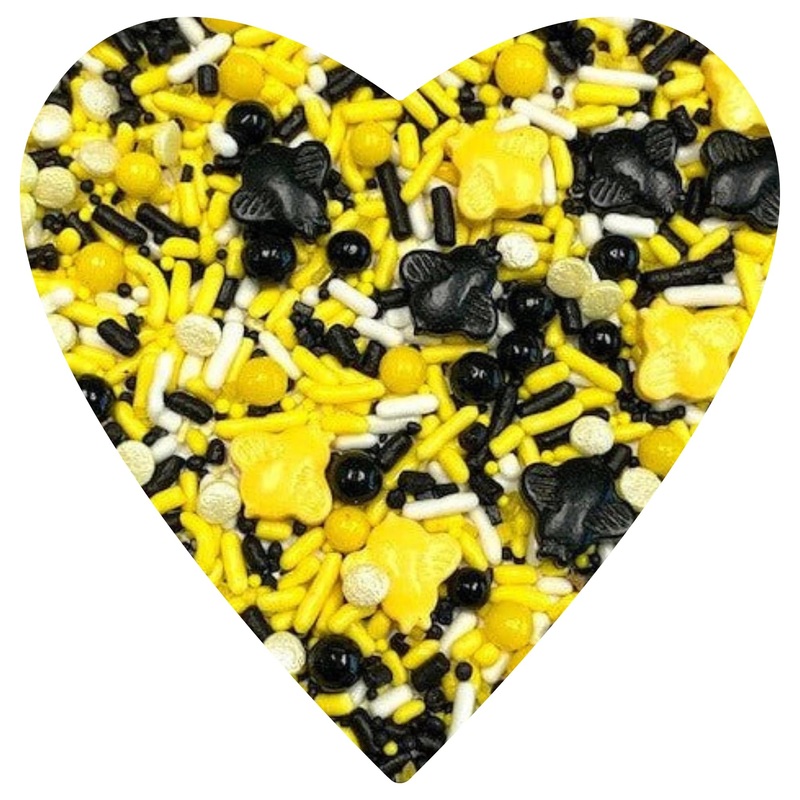 Cool Mom Sprinkles Bumble Bee Sprinkles (4 Oz.) – Summer Themed Birthday Sprinkles For Decorating Cakes, Cupcakes, Cookies & Des