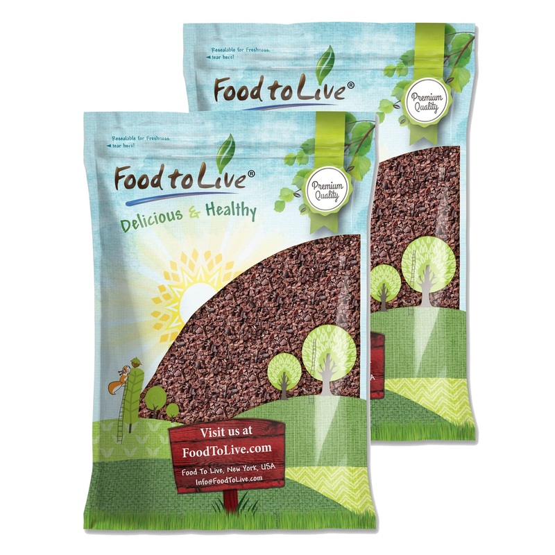 Food To Live Cacao Nibs, 15 Pounds – Raw, Unsweetened, Kosher, Vegan, Keto And Paleo Friendly, Made From Antioxidant Rich Cacao