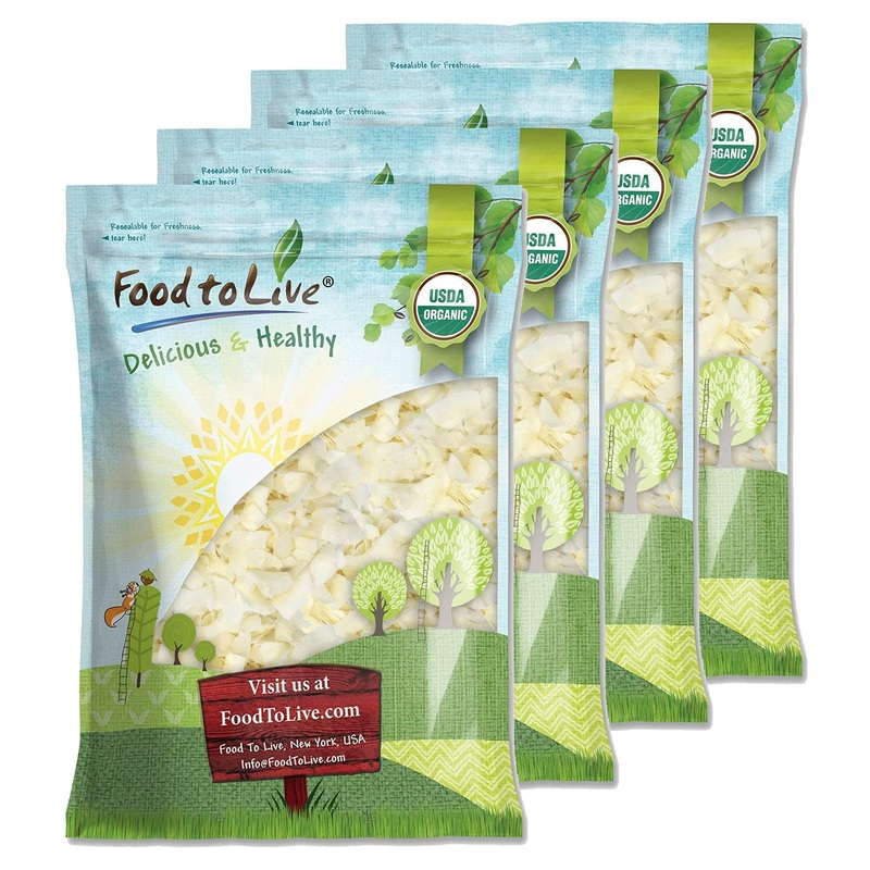 Organic Coconut Chips, 16 Pounds – Non-Gmo, Kosher, Raw, Desiccated, Unsweetened, Unsulfured, Dried Flakes, Vegan, Keto, Bulk, G
