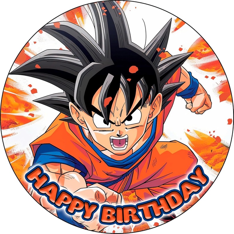 7.5X Inch Edible Cake Toppers – Dragon Themed Birthday Party Collection Of Edible Cake Decorations