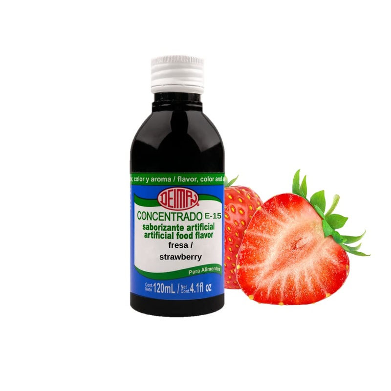 Deiman Artificial Food Flavoring Strawberry E-15 C (4 Fl Oz)
