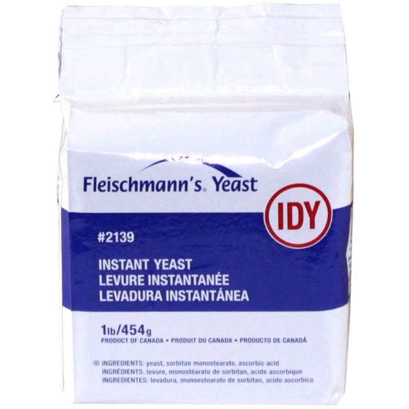 Fleischmanns Dry Instant Baking Yeast 20 Case 1 Pound