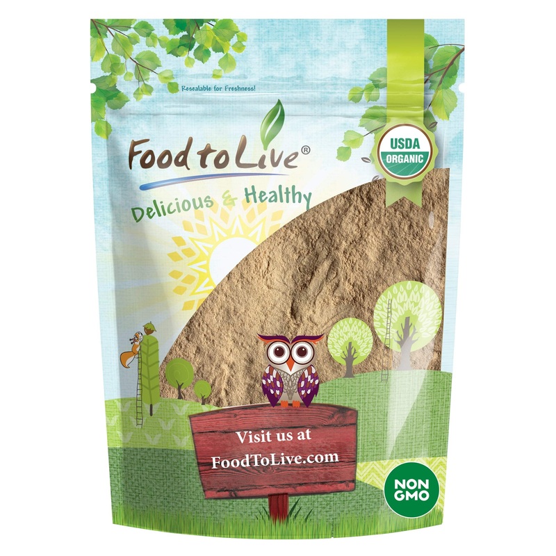 Food To Live Organic Lucuma Powder, 8 Ounces – Raw, Non-Gmo, 100% Pure, Non-Irradiated, No Additives, Paleo, Keto, Vegan Superfo
