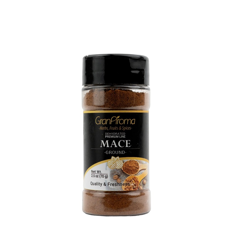 Granaroma Ground Mace, Warm Spice, From Nutmeg, Curries & Desserts (2.5 Ounce)