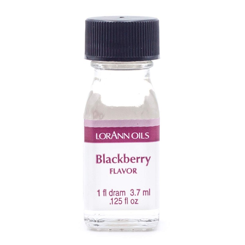 Lorann Blackberry Ss Flavor, 1 Dram Bottle (.0125 Fl Oz – 3.7Ml – 1 Teaspoon)