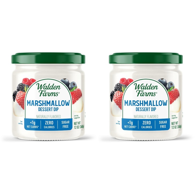 Walden Farms Dessert Dip (12 Fl Oz (Pack Of 2), Marshmallow)