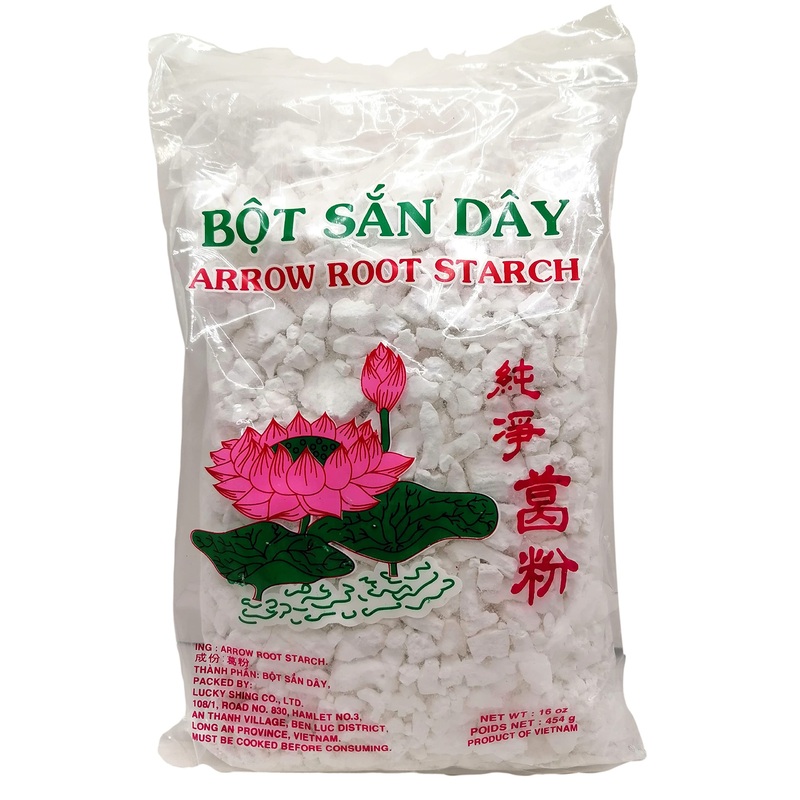 16Oz Arrow Root Starch By Lucky Shing Brand, Pack Of 1