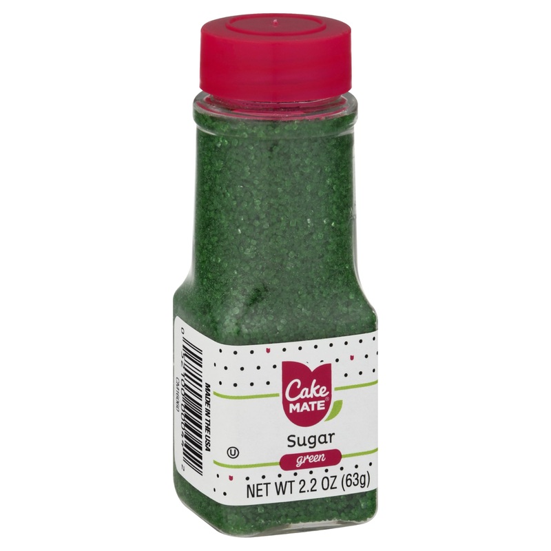 Cake Mate Green Crystal Sprinkles Decors – Edible Green Crystal Sugar Sprinkles For Cupcakes, Cakes, Cookies & Desserts – Perfec