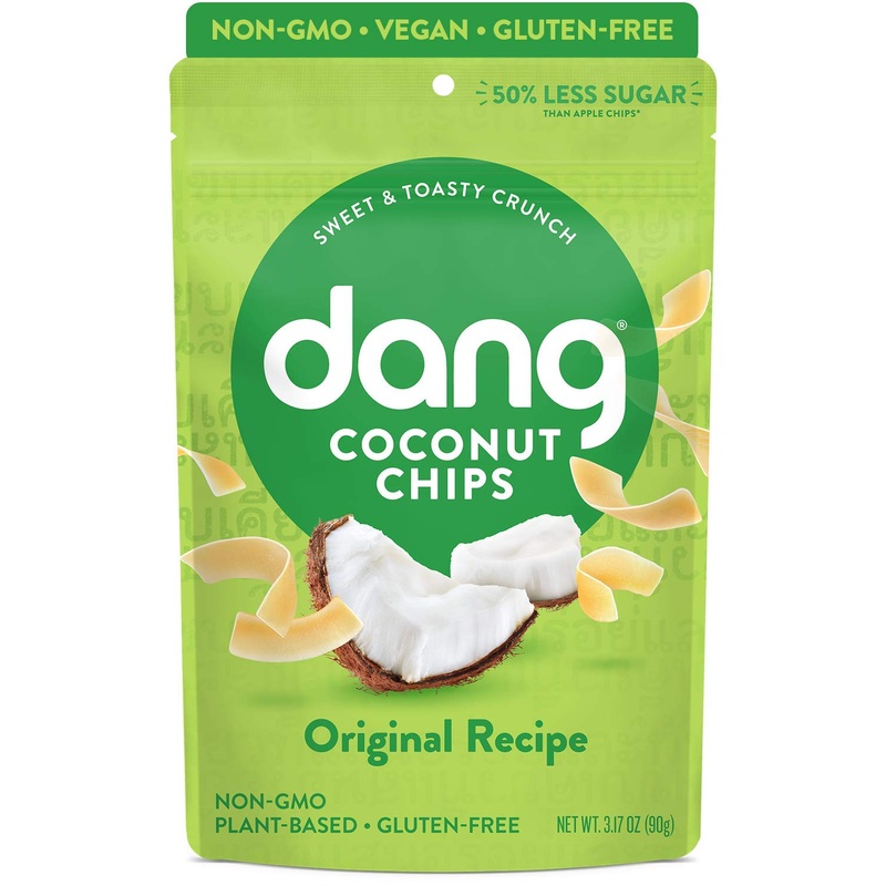 Dang Toasted Coconut Chips | Original | 12 Pack | Vegan, Gluten Free, Non Gmo, Healthy Snacks Made With Whole Foods | 3.17 Oz Re