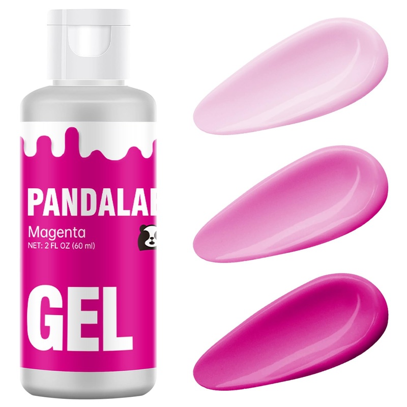 Magenta Gel Food Coloring – Pandalab 2 Ounce High Concentrated Food Dye For Baking, Cake, Cookie, Fondant, Icing, Easter Egg, Ma