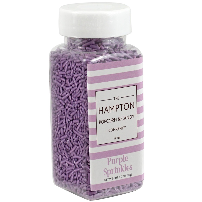 Purple Sprinkles Jimmies 3.17 Oz, Sprinkles For Cake Decorating, Cake Sprinkles, Sprinkles For Baking, Ice Cream & More, The Ham