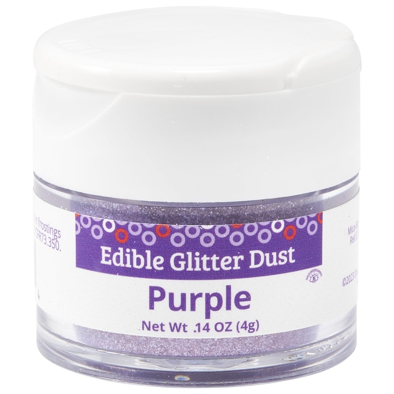 Decopac Edible Glitter Dust | Purple | Edible Sparkle Powder For Cake Decorating, Cakes, Cupcakes, Cookies, And Donuts – 4G