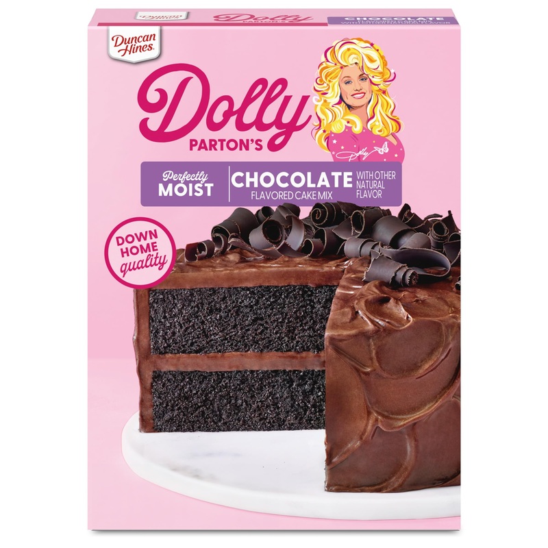 Duncan Hines Dolly Parton’S Favorite Chocolate Flavored Cake Mix, 15.25 Oz.