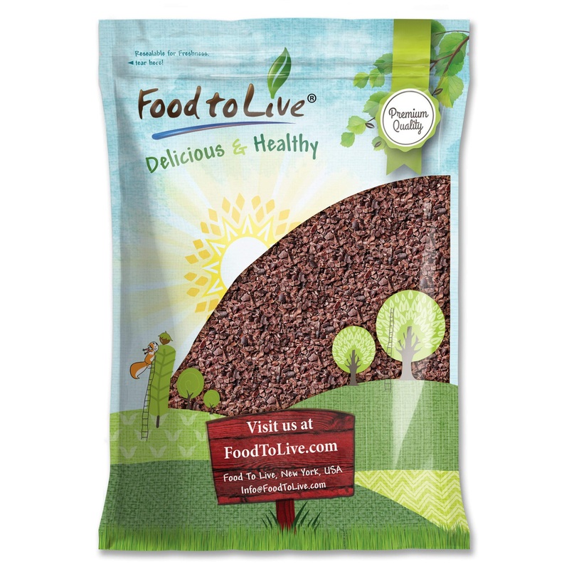 Food To Live Cacao Nibs, 7.5 Pounds – Raw, Unsweetened, Kosher, Vegan, Keto And Paleo Friendly, Made From Antioxidant Rich Cacao