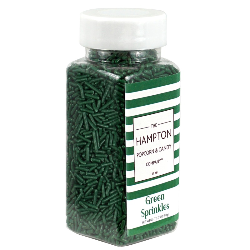 Green Sprinkles Jimmies 3.17 Oz, Sprinkles For Cake Decorating, Cake Sprinkles, Sprinkles For Baking, Ice Cream & More, The Hamp