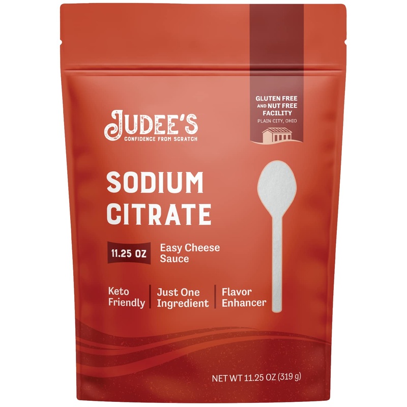 Judees Sodium Citrate 11.25 Oz – 100% Non-Gmo, Keto-Friendly – Gluten-Free And Nut-Free – Food Grade – Great For Molecular Gastr