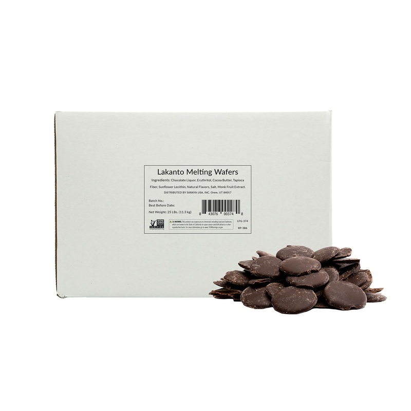 Lakanto Sugar Free Chocolate Melting Wafers Bulk – Monk Fruit And Erythritol Sweetened, Bulk Chocolate (25 Lbs – Pack Of 1)