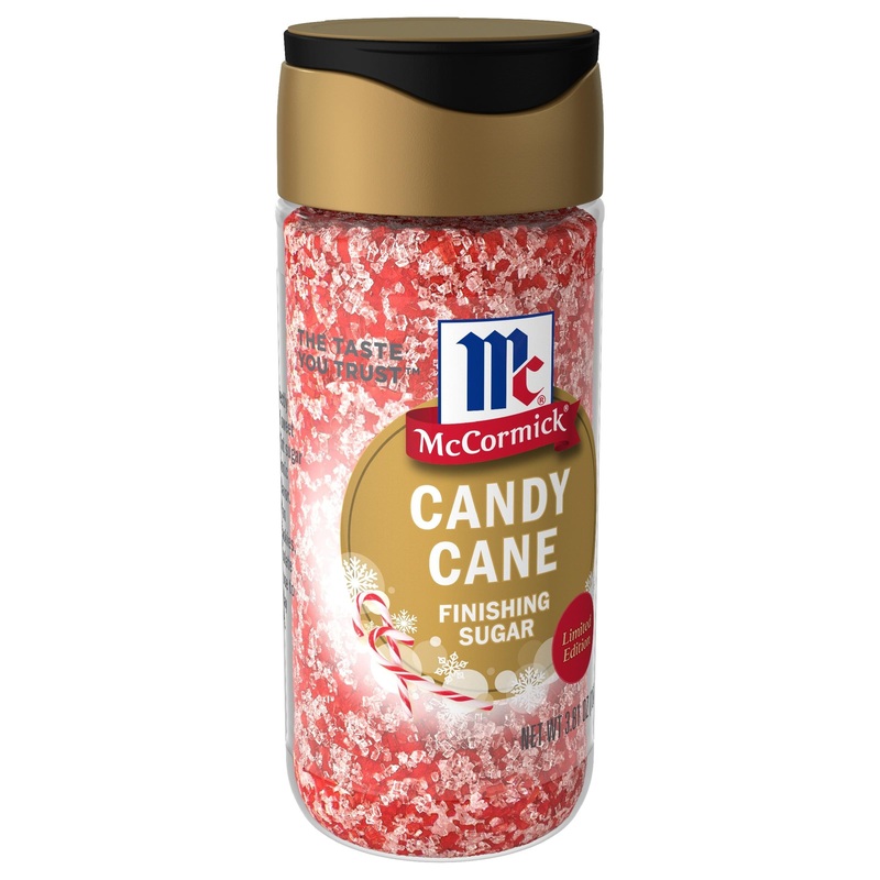 Mccormick Candy Cane Finishing Sugar, 3.81 Oz