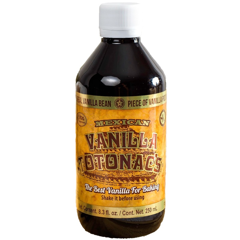 Mexican Vanilla Totonacs – 8.3 Oz (250 Ml) Bottle – Pure Vanilla Extract