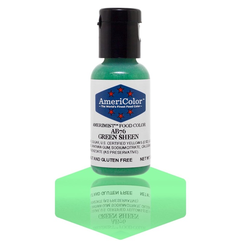 Americolor Amerimist Airbrush Color .7 Ounce, Green Pearl Sheen