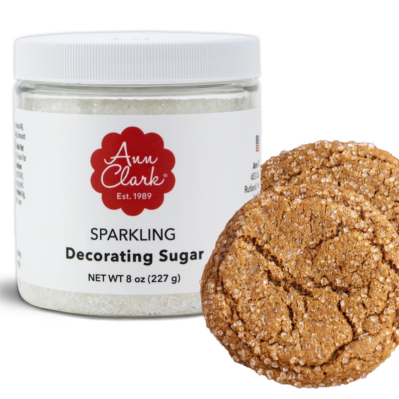 Ann Clark Sparkling Sugar White Decorating Sugar, 8 Oz.