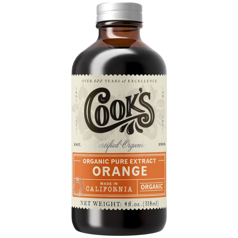 Cook’S Organic Orange Extract 4 Oz