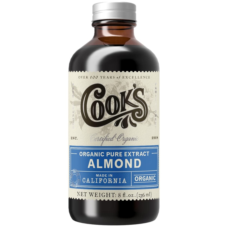 Cook’S Organic Pure Almond Extract 8 Oz