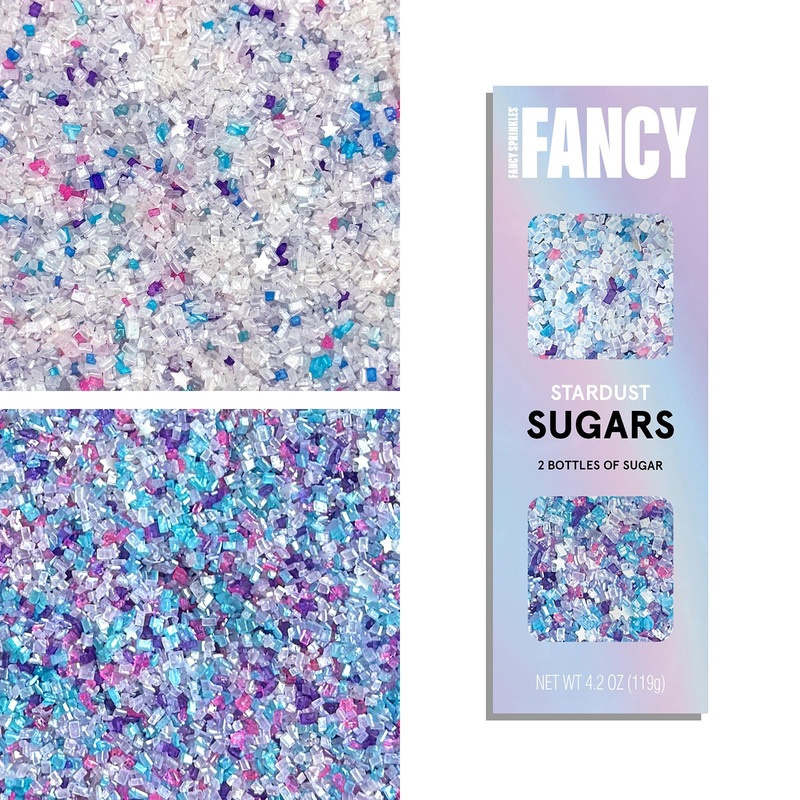 Fancy Sprinkles Stardust Sugar Set (Unicorn Breath And Enchanted 4 Oz)