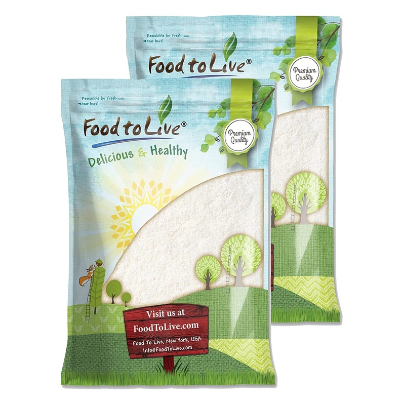 Food To Live Shredded Coconut, 10 Pounds – Unsweetened Coconut Flakes, Desiccated, Kosher, Vegan, Bulk. No Sulfites Added. Rich