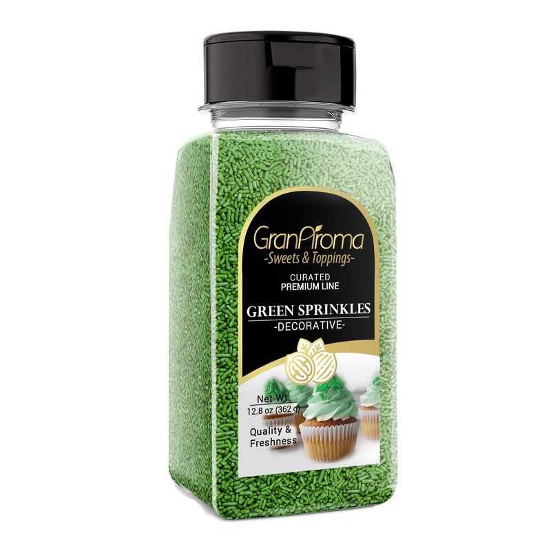 Granaroma Green Sprinkles, 12.8 Oz, Decorative, Cakes & Cupcakes