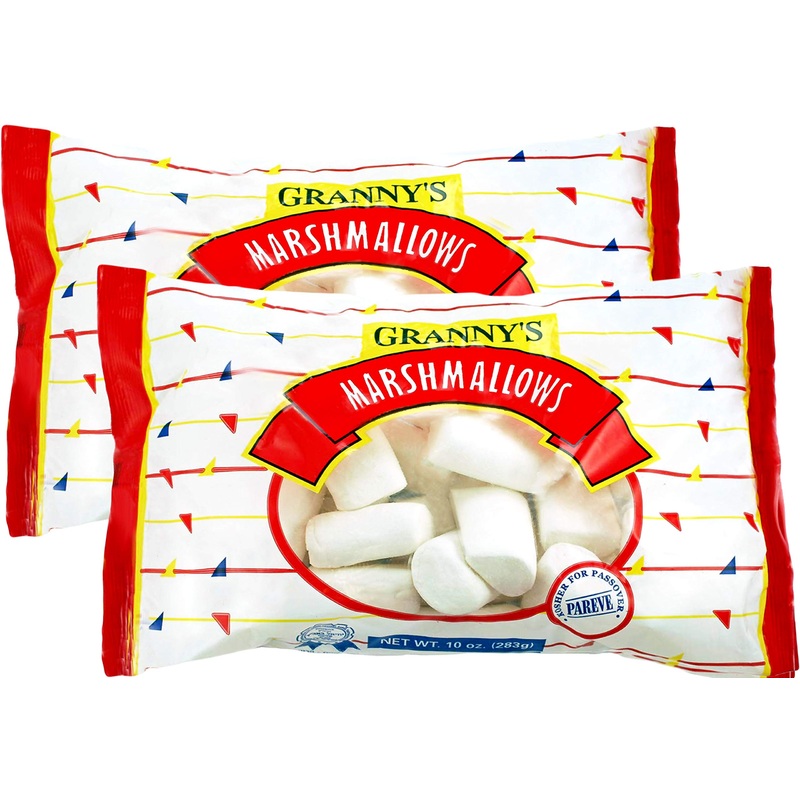 Granny’S Full Size White Marshmallows, 10 Oz, Kosher, Gluten Free, (2-Pack).