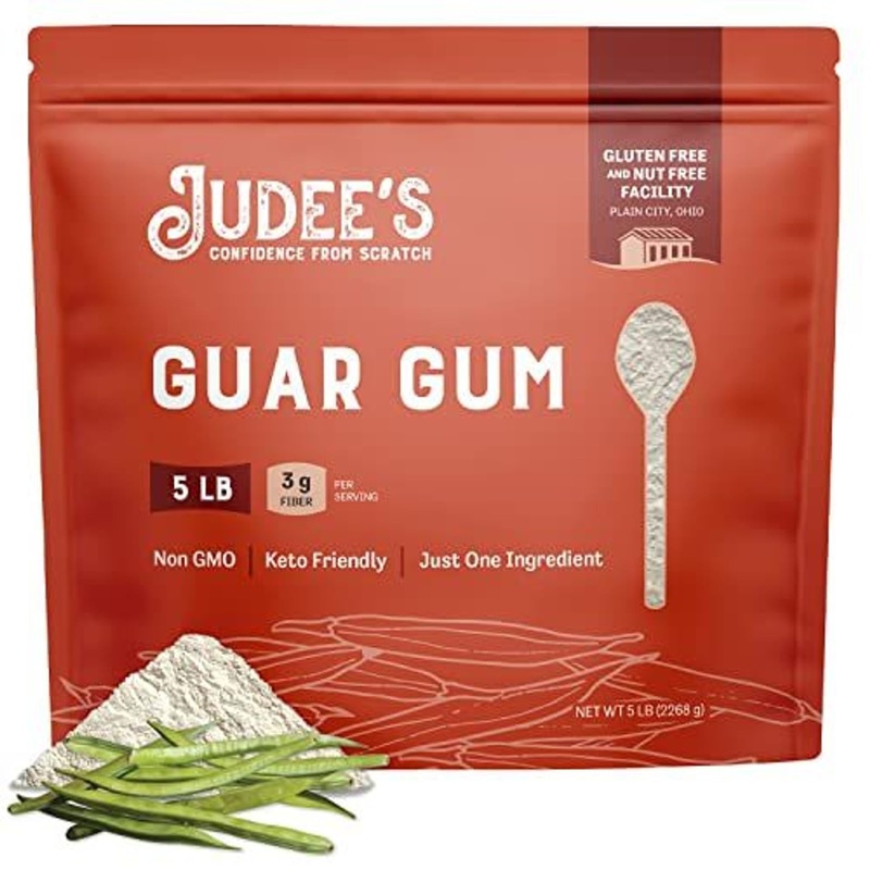 Judee’S Gluten Free Guar Gum Powder 5 Lb – Keto-Friendly, Gluten-Free & Nut-Free – 100% Pure Guar Gum Derived From Beans Low Car