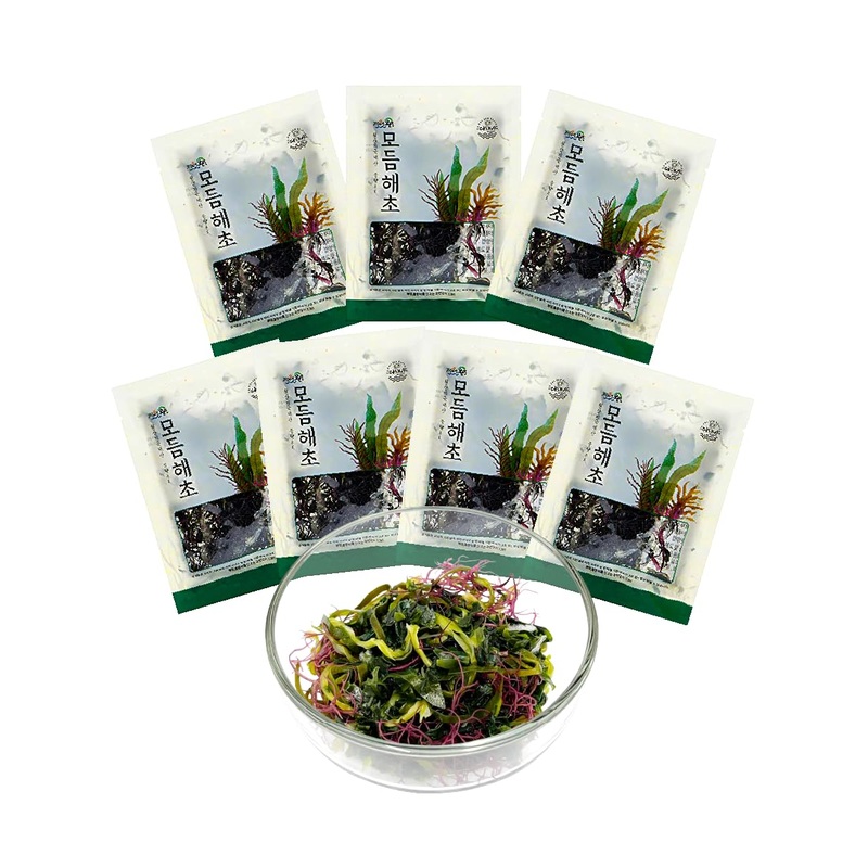 Korean Assorted Seaweed Salad 8G * 7 Packs – Seaweed Salad Mix