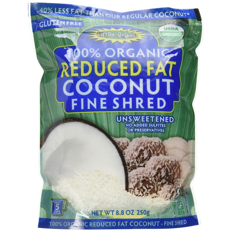 Let’S Do Organic Lite Coconut, Shredded, 8.8 Ounce