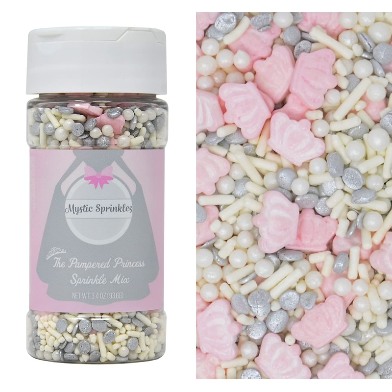 Mystic Sprinkles Sprinkle Mixes (The Pampered Princess Sprinkle Mix 3.4Oz)