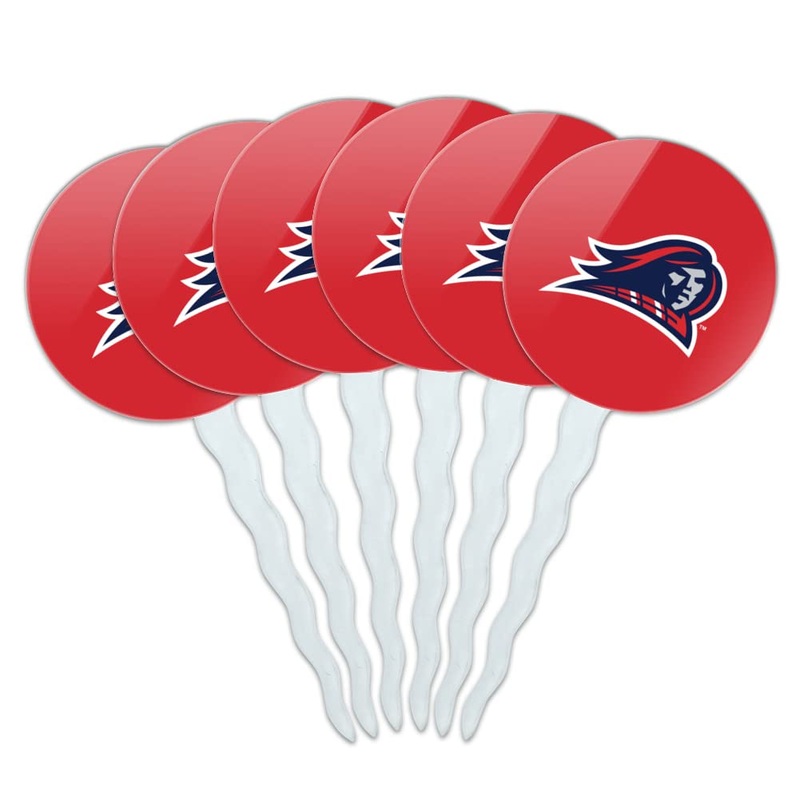 New Jersey Institute Of Technology Secondary Logo Cupcake Picks Toppers Decoration Set Of 6