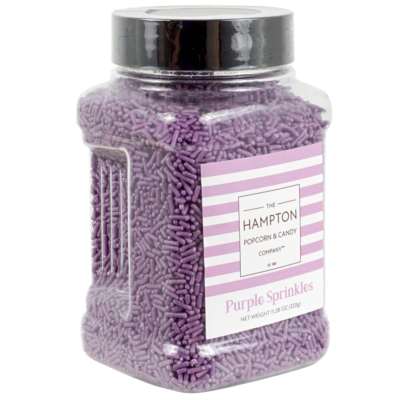 Purple Sprinkles Jimmies 11.28 Oz, Purple Sprinkles For Cake Decorating, Cake Sprinkles, Sprinkles For Baking, Ice Cream & More,
