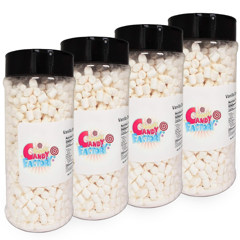 Sarah’S Candy Factory Variety Dehydrated Marshmallow Bits, Vanilla Marshmallows In Jar, Assorted Marshmallows In Jar (Vanilla-Va