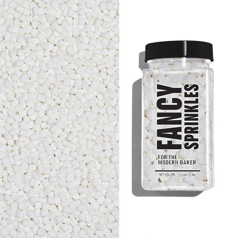 Fancy Sprinkles Fancy Fluff Dessert Decorating Mini Marshmallow Bits Sprinkles (0.5C)