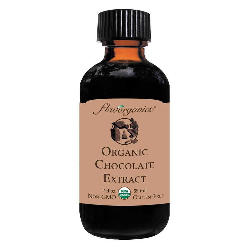 Flavorganics Organic Chocolate Extract, 2 Ounce Bottle