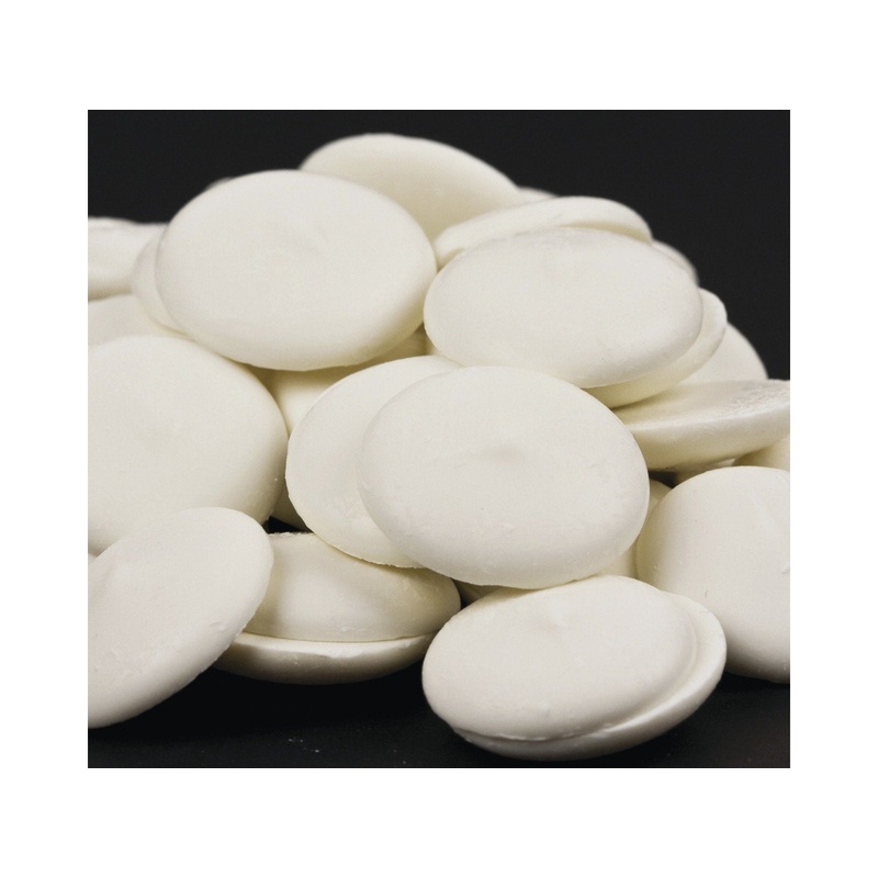 Merckens Coating Wafers, Super White, 2 Pound Package, Melting Chocolate