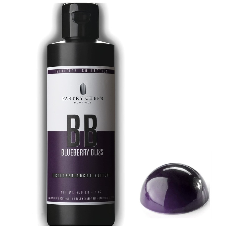 Pastry Chef’S Boutique Intuition Collection Premium Colored Cocoa Butter Coloring For Chocolate – 8 Oz. – Blueberry Bliss Purple