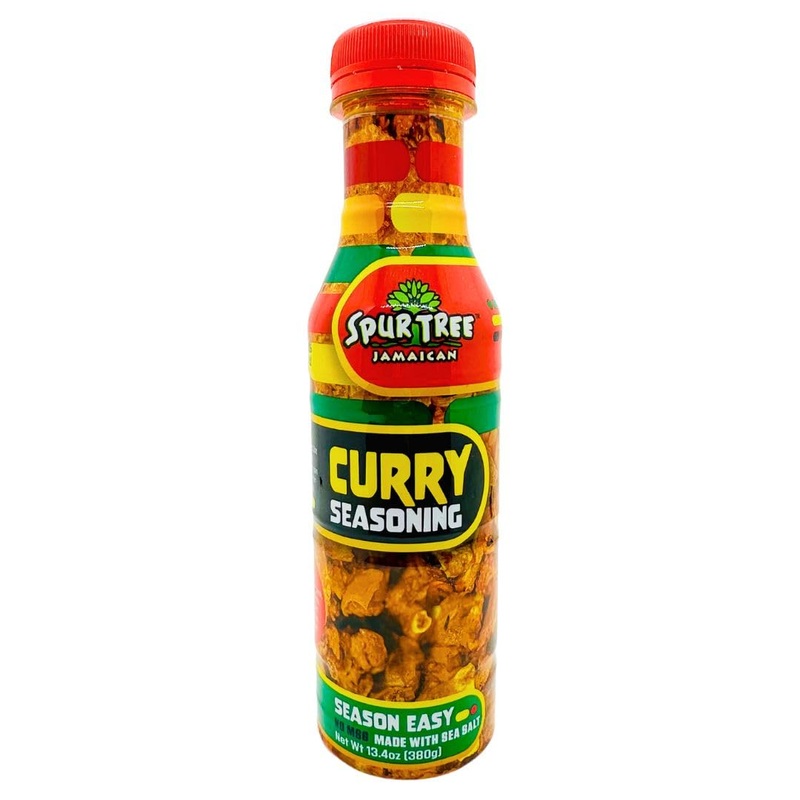 Spur Tree Jamaican Curry Seasoning 13.4 Oz – Experience Authentic Jamaican Taste – All-Natural And Fresh Ingredients – Curry Sea