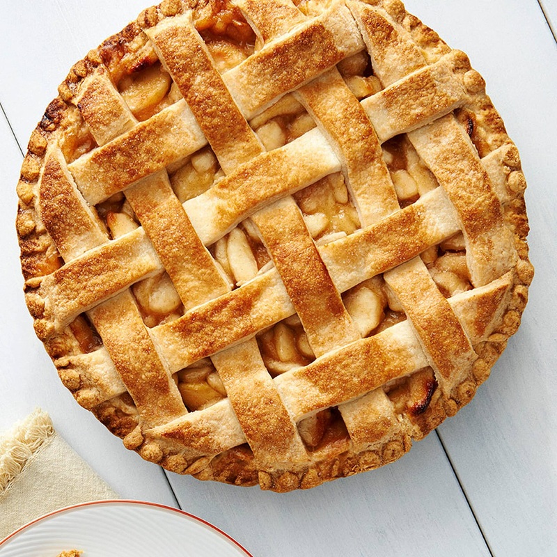Andy Anand Fresh-Baked Apple Pie, 10” 4.5 Lbs – Classic American Dessert With Real Apples, Cinnamon, Flaky Crust, Ideal For All