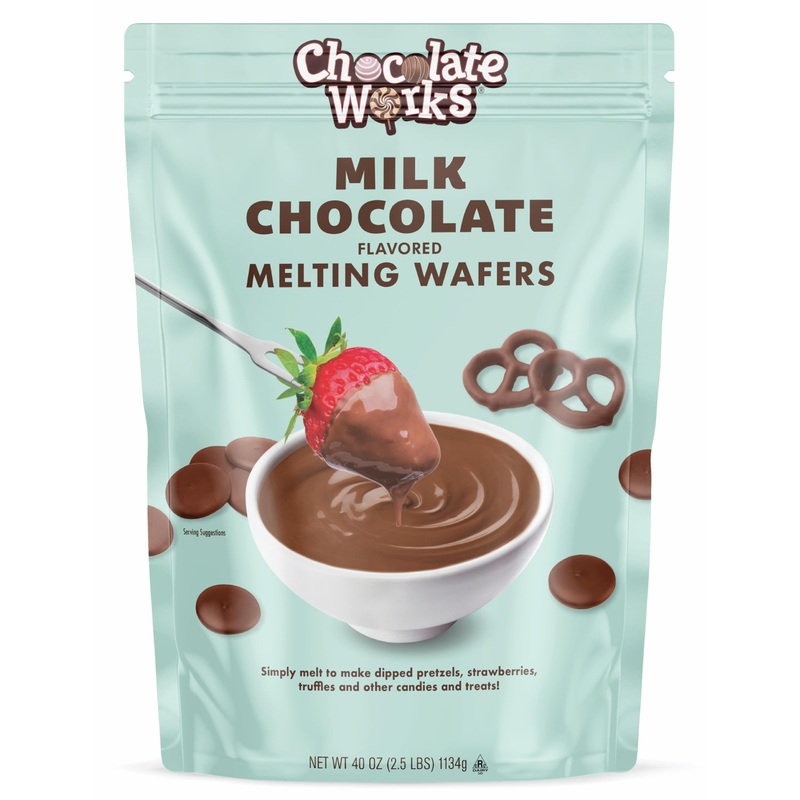 Chocolate Works Milk Chocolate Melting Chocolate Wafers, 2.5Lb (Pack Of 1)