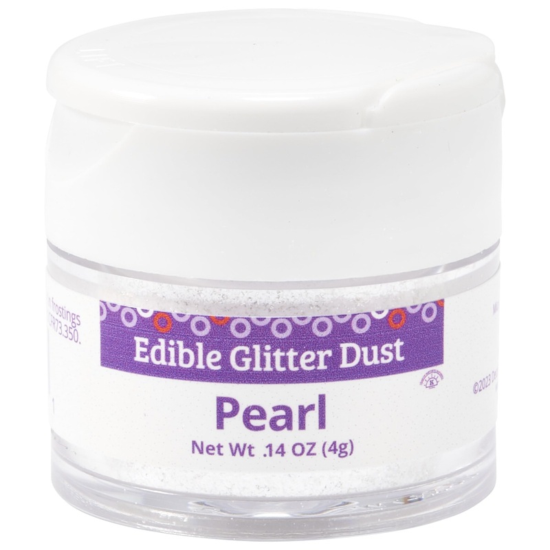 Decopac Edible Glitter Dust | Pearl | Edible Sparkle Powder For Cake Decorating, Cakes, Cupcakes, Cookies, And Donuts – 4G
